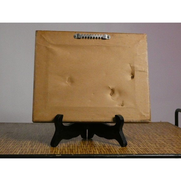 Vintage Framed Miniature Print Currier & Ives American Homestead Autumn - Picture 4 of 4